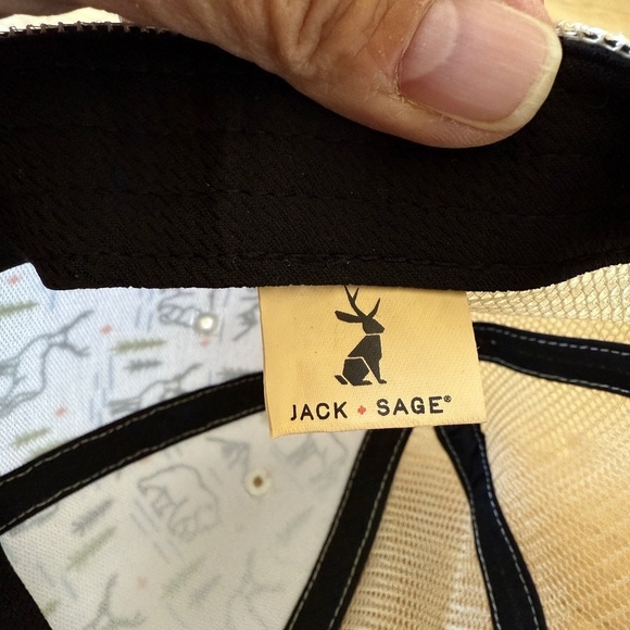 JACK AND SAGE RANGER TRUCKER CAP CLASSIC NATURE OUTDOORS WILDLIFE ART SNAP BACK - Picture 10 of 10